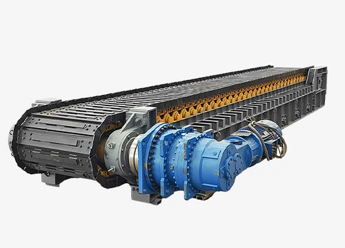 Alimentador de avental para serviços pesados