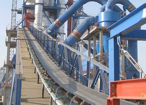 Transportadores de correia Cema para materiais a granel, clínquer de cimento